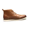 Winter Suede Men High-Top Designer Boots Lace-up Läder Australien Mens Martin Boots Espadrilles Business Bröllopskor med låda