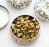 100 pcs Floral Pastoral Tanques De Caixa De Tanque De Armazenamento De Ferro Latas De Metal Rodada Chá De Café Lanches Candy Tin Recipiente De Armazenamento Decorbox