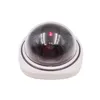 Wsdcam Plastic Smart Indoor/Outdoor Dummy Surveillance Camera Home Dome Fake CCTV Security Camera with Flashing Red LED Lights