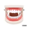 4 Boyutlar Vampir Beyaz Grillz Zombiler Diş Diş Diş ızgaraları Cosplay Diş Kapağı Ağız Reçinesi Sahte Diş Dişleri Destekler Sevgililer Günü Vücut J298y