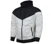 Hot Mäns Vår och Höststjärna Med Hit-Color Sport Coat Anti-Running Fashion Windbreaker Jacket