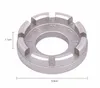자전거 유두 렌치 8 웨이 홈 자전거 휠 림 조절 스패너 아연 도금 수리 서비스 도구 키 도구 스포크