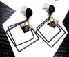 Double Designer Letter Charm Stud Earring Pendant Necklace Bracelet Ring Set 925 Sterlling Silver Jewelry Men Women Valentine's Day Gift GGE004