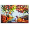 Red Flower Tree Home Decor Enorme pittura ad olio su tela Handpainted HD Stampa Wall Art Immagini La personalizzazione è accettabile 21050828