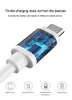 كابلات الهاتف الخليوي 1M 3ft شحن سريع النوع C Cable Charger USB-C عالي السرعة للهاتف الذكي Android White