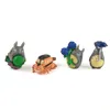 12st. Set min granne Totoro Figure Gifts Doll Harts Miniature Figurer Toys PVC Plectic Japanese Cute Anime234s