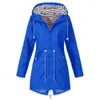 Jaycosin dames jassen 2019 solide regenjas vrouwen buiten jassen waterdichte casual jassen en raincoat met capuchon