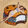 2017 Sommar Mandala Tapestry Chiffon Skull Ice Cream Berry Fruit Beach Handduk Emoticons Ananas Sjal Vattenmelon Hamburger Pizza Donut Scar