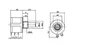 Precyzyjny wielo-odwracany potencjometr 534-11201 534 200R 2W