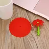 Super Bonito Girassol Poeira Silicone Reutilizável Copo Tampas DIY DIY Emenda de Isolamento Térmico Tampas de Vedação de Caneca de Café Vedação Cap Cozinha Ferramenta