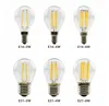 LED Lights Retro G45 2W 4W 6W Dimmable Filament Light Bulb E27 E14 COB 110V Glass shell Vintage Style Lamp
