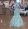 Błyszcząca luksusowa kryształowa suknia ślubna Mermaid Sweetheart Oszałamiająca suknia ślubna Plus Size Custom Made Suknie ślubne