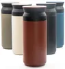 Thermos à café en acier inoxydable 12 oz gobelet de voyage bouteilles d'eau tasse à café à double paroi avec couvercle résistant aux déversements isolé sous vide garde chaud ou froid