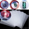 Nail Art 3.5cm Jelly Stamper Stamping Siliconen met GLB + Schraper + Plate Template Pools Image Transfer Manicure Tools 3pcs / Set