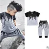 Kids Designer Design Girls Ins Clothing Sets Baby Summer Suits Boys Boutique T -shirtbroek Outfits PAND3273240 PAND3273240