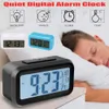 Batteri sensor kontorsbord klocka digitala väckarklockor Studentklocka Stor LCD-skärm Snooze Temperatur Kids Clock Light