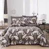 3pcs mjukt bekväm och andningsbar primitiv skogsmjuk sängkläder Quilt Duvet Cover Bedding Set med Pillowcase UK