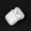 Ultra Clear Crystal Transparent PC Hard Back Case Cover Shell för AirPods 2 och 1