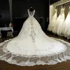 crystals beading wedding gown