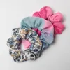3pcs set Tie Dyed Scrunchie set Hair Accessories For Women Girls Headbands Elastic Rubber Hair Tie Rope Ring Ponytail Hold290p