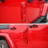 Metal Black Folding Door Hinge Step Foot Pedal Pedg for Jeep Rangler JK JKU JL JLU