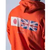 Japão e Reino Unido marca Running Hoodies Men Sport Slim Fit Sweatshirt Capoted Tracksuit Sweatshirts Gym Training