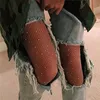 Носки девочки летняя рыбная сеть бриллиантов