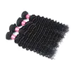 Péruvienne Profonde Bouclés Cheveux Humains Tisse Péruvienne Vierge Cheveux Vague Profonde Brésilien Péruvien Malaisien Indien Cheveux Weave Bundles6530434