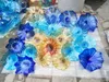 Murano Цветочные плиты Настенные Лампы Средиземноморский Стиль Современный Художественный Дом Декоративная Ручная Взвелая Стекло Висит