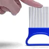 Groothandel Keuken Gadgets Handen Onion Slicer Duurzaam Easy Une Houder Slicer Groente Gereedschap Tomatensnijder Roestvrij staal BC BH0585