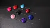 Flower Lapel Pin Rose for Wedding Handmade Boutonniere Stick Boutineers for Men 15Pcs Assorted Color