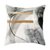 Hot Geometric Pattern Cushion Covers Oil Painting Watercolor Cushion Cover Cotton Linen Pillow Covers Office/Home Decoration