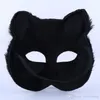 Halloween Masquerade Party Masks Animal Man and Woman Mashe Face Mask Hairy Sexy Fox Mask DH126603636