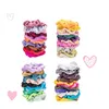 60 colors fashion hair ring elastic hair bands pure large intestine shape hair circle set women pony tails holder