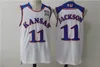 Kansas Jayhawks Wilt Chamberlain Jerseys 13 Men College Joel Embiid 21 Paul Pierce 34 Andrew Wiggins 22 Josh Jackson 11 University Blue White