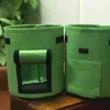 3 färger Diy Planter Garden Grow Bag Vegetabilisk Blomma Pot Potatis Garden Pot Grow Container Bag