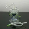 Smoking Pipes bongs Manufacture Hand-blown hookah Big Belly Colorful Ball Filter Glass Water Smoke Bottle