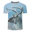 Men 'S T Shirt 3d Printed Animal Monkey Tshirt Short Sleeve Funny Design Casual Tops Tees Male Summer T -Shirt Size S-5XL