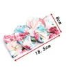 Bébé arc bandeau filles fleur nœud papillon bandeaux coton bohême coiffure élastique enfants Tuban nouveau-né cheveux accessoires