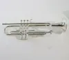 New Bach Trumpet LR180S43 Model Music Strument BB Tromba piatta Classificazione preferita Tromba a tromba placcata Professional Performanc4340892