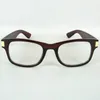 Cornici di occhiali da sole di buona qualità con lenti chiare nerd ottica può cambiare la cerniera in metallo lente 4 colori