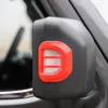 ジープ・ラングラーJL 2018+車の外観アクセサリーABSカーのスタイリングのための赤の後部鏡の回転信号の装飾フィット感