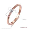 925 Sterling Silver Rings for Women Cute Zircon Round Geometric Wedding Fine Jewelry Minimalist Gift