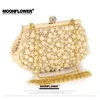 2017 fait à la main de haute qualité mode Perfect Women's Pearl Bow Satin Strass pochettes sac à main sac à main sac de soirée banquet Sacs