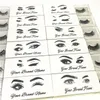 Langes falsches Wimpern Logo und Designs für neue Eyelash Private Sticker -Etikett für Nerzwimpern natürliche 3D -Nerken -Wimpern False La1857592