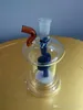 Mushroom sand core hookah Wholesale Glass bongs Oil Burner Glass Pipes Water Rigs Smoking