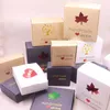 Gift Wrap 50pcs Cute Style DIY Multi Styles Gift/candy/packing Box Handmade With Love Cardboard Package & Wedding Red Heart1