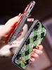 Rhombus Glitter Cell Phone Cases Diamond Designs Cover per Samsung Nota 20 Ultra S20 S10 iPhone 12 x XS XR 11 Pro Max 8 Plus 7 6