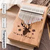 17 tasti kalimba sanza mbira pollice piano africano rosewood intero board borse per pianoforte cega tastiera marimba in legno strumen2981405