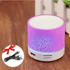 Column LED Mini Wireless Bluetooth Speaker TF USB FM Portable Speakers Sound Music Hand free For iPhone PC with Mic recording studio